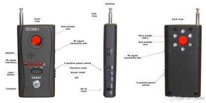 Detektor skrivenih bubica/kamera /GSM