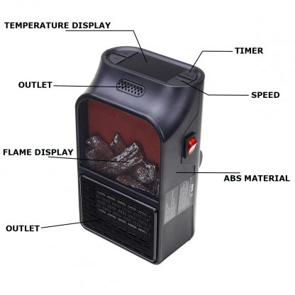 Flame Heater - Mini ručna grejalica sa efektom plamena 500w