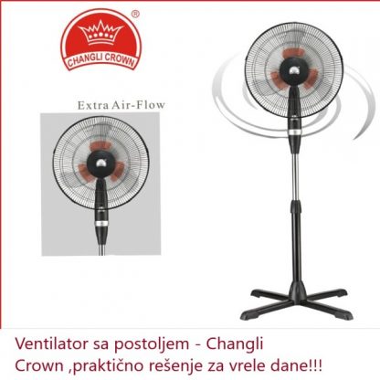 Ventilator sa postoljem - Changli Crown