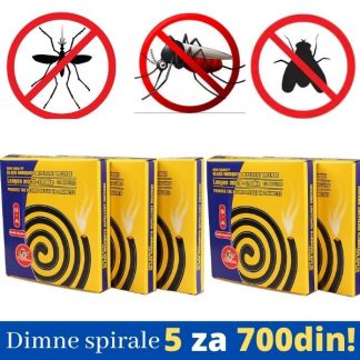 Dimne spirale protiv komaraca - 5 za 700din!