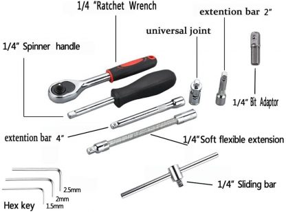 Ratchet set alat za popravak - 46kom.