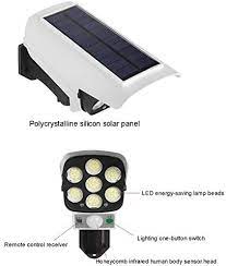 2 u 1 -Lažna kamera i solarni reflektor sa daljinskim