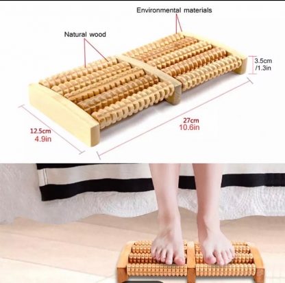 Drveni masažer stopala