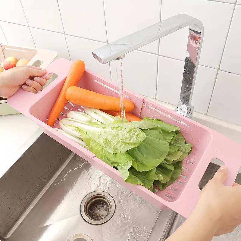 Podesiva korpa za pranje voća i povrća iznad sudopera