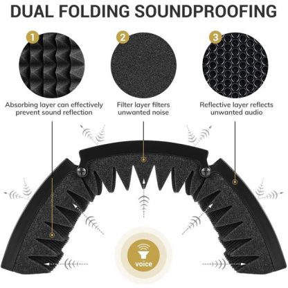 Mikrofonski Sound Shield Vokalni Refleksijski Filter