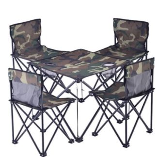 Set stola i stolica za kampovanje