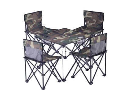 Set stola i stolica za kampovanje