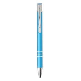 OGGI, metalna hemijska olovka, tirkizno plava