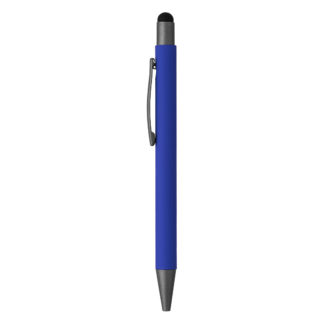 TITANIUM TOUCH, metalna "touch" hemijska olovka, rojal plava