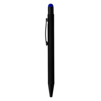 TITANIUM BLACK, metalna "touch" hemijska olovka, rojal plava