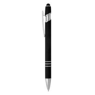 ARMADA SOFT, metalna "touch" hemijska olovka, crna
