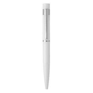 NAVIGATOR PLUS, metalna hemijska i roler olovka u setu, bela