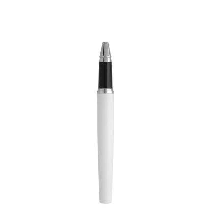NAVIGATOR PLUS, metalna hemijska i roler olovka u setu, bela