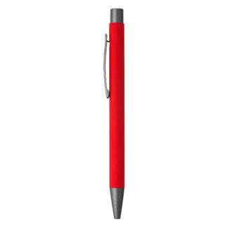 INK, metalna hemijska i roler olovka u setu, crvena