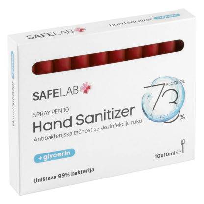 SPRAY PEN 10, antibakterijska tečnost za dezinfekciju ruku, 10 ml, 10/1, crveni