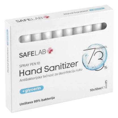 SPRAY PEN 10, antibakterijska tečnost za dezinfekciju ruku, 10 ml, 10/1, beli