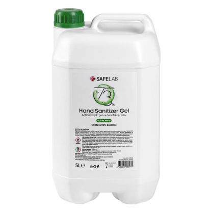 DEZ GEL 5000C, antibakterijski gel za dezinfekciju ruku, 5 l, bela