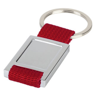 AXEL, metalni privezak za ključeve, crveni