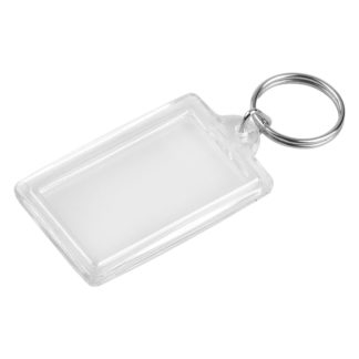 LOCKER, plastični privezak za ključeve, transparentni