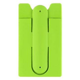 HOLD, silikonski držač kartica i držač za telefon, svetlo zeleni