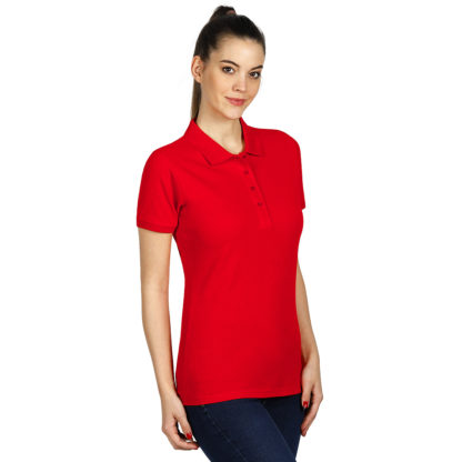 SUNNY, ženska pamučna polo majica, crvena