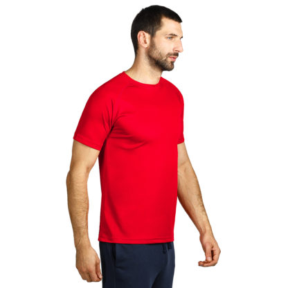 RECORD, sportska majica sa raglan rukavima, crvena