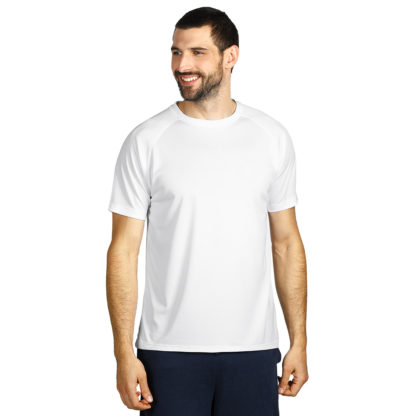 RECORD, sportska majica sa raglan rukavima, bela