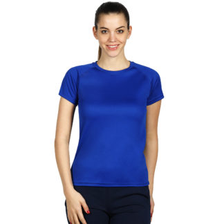 RECORD LADY, ženska sportska majica sa raglan rukavima, rojal plava