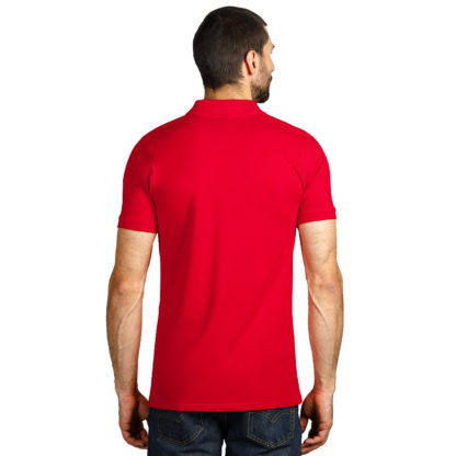 AZZURRO II, pamučna polo majica, crvena
