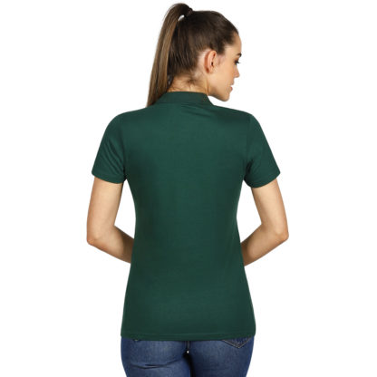 UNA, ženska pamučna polo majica, zelena