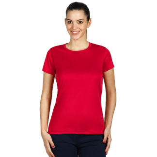 TEE LADY, ženska sportska majica kratkih rukava, crvena