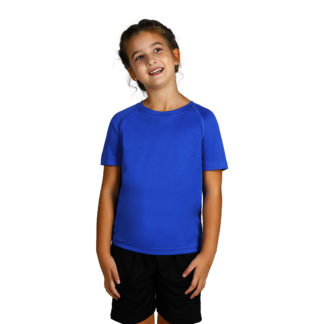 RECORD KIDS, dečja sportska majica sa raglan rukavima, rojal plava