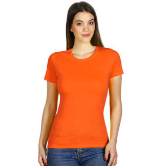 MASTER LADY, ženska pamučna majica, narandžasta