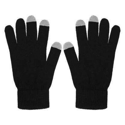 TOUCH GLOVE, rukavice sa tri aktivna "touch" prsta, crni, L/XL