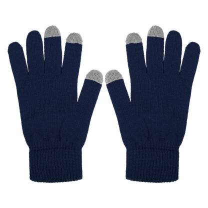 TOUCH GLOVE, rukavice sa tri aktivna "touch" prsta, plavi, L/XL