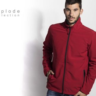 NERO, softshell jakna, crvena