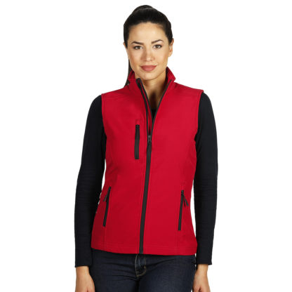 SKIPPER VEST WOMEN, ženski softšel prsluk, crveni