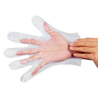 PE GLOVES, polietilenske rukavice za jednokratnu upotrebu, transparentne
