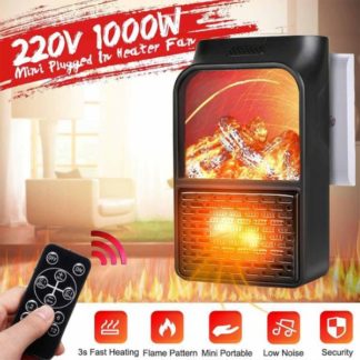 Flame Heater - Ručna grejalica sa efektom plamena sa daljinskim 1000W