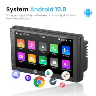 Multimedija za auto 9210S-J Android 10 stereo auto 7 inča 2.5D IPS ekran