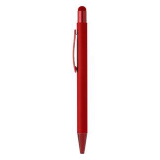 TITANIUM TOUCH COLOR, metalna "touch" hemijska olovka, crvena