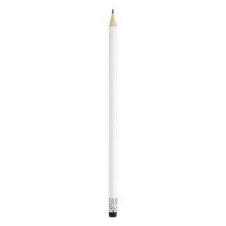 PIGMENT WHITE, drvena olovka hb sa gumicom, crna