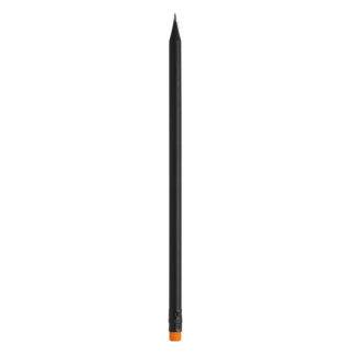 BLACKY COLOR, drvena olovka hb sa gumicom, narandžasta