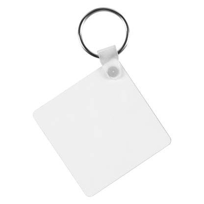 SUBLI MDF 5X5, mdf privezak za ključeve, beli