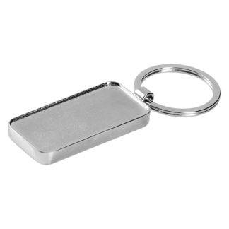 TABLET R, metalni privezak za ključeve, sjajno metalni
