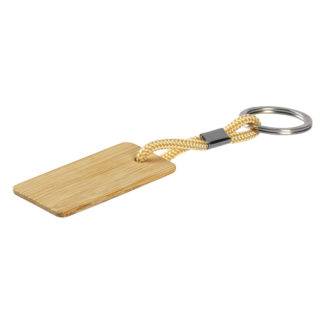 LOG R, drveni privezak za ključeve, bež
