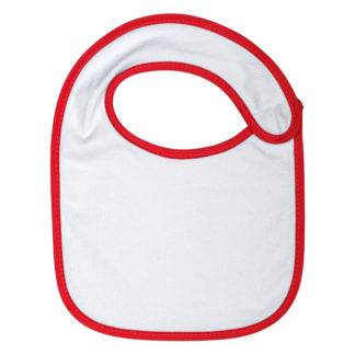 BABY, portikla za bebe sa čičak trakom, 180 g/m2, crvena