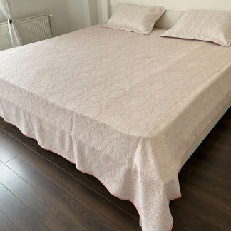 Prekrivač Elegance 250x260cm i 2 jastučnice Pink