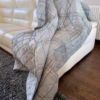 Prekrivač 190x190cm mikrofiber Grey