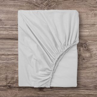 Čaršav Flanel 140x200cm+25cm Svetlo siva boja